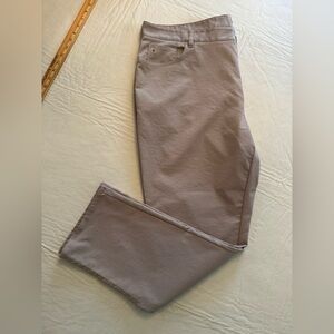 EUC Peter Millar Khaki Crown Crafted Straight-Leg Pants 42X30